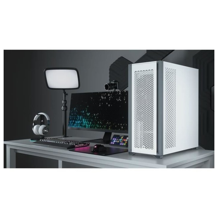 CORSAIR Boîtier PC 7000D AIRFLOW Verre Trempé - Blanc (CC-9011219-WW)