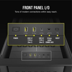 Boîtier PC - CORSAIR - FRAME 5000D RS ARGB Airflow - Moyen-tour - Noi