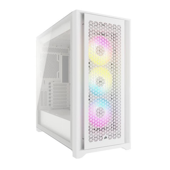 Boîtier PC - CORSAIR - FRAME 5000D RS ARGB Airflow - Moyen-tour - Blanc - CC-9011310-WW Boîtier PC - CORSAIR - FRAME 5000D RS ARGB Airflow - Moyen-tour - Blanc - CC-9011310-WW