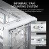 Boîtier PC - CORSAIR - FRAME 4000D RS - Moyen-tour - Blanc - CC-90113