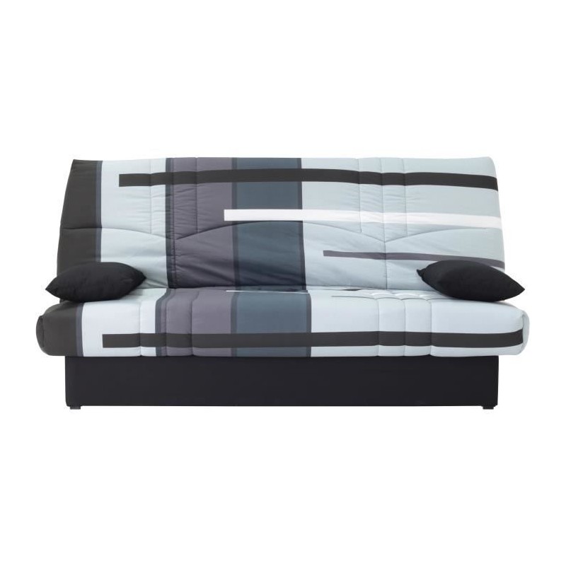 Clic clac 3 places DREAM - Tissu 100% Coton imprimé Piste Gris - Couc Clic clac 3 places DREAM - Tissu 100% Coton imprimé Piste Gris - Couc