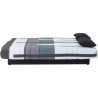 Clic clac 3 places DREAM - Tissu 100% Coton imprimé Piste Gris - Couc
