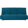 Banquette clic clac 3 places - Bleu canard - 100% coton - L 193 x P 92