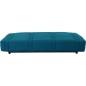 Banquette clic clac 3 places - Bleu canard - 100% coton - L 193 x P 92 cm - LENA