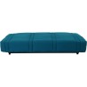 Banquette clic clac 3 places - Bleu canard - 100% coton - L 193 x P 92