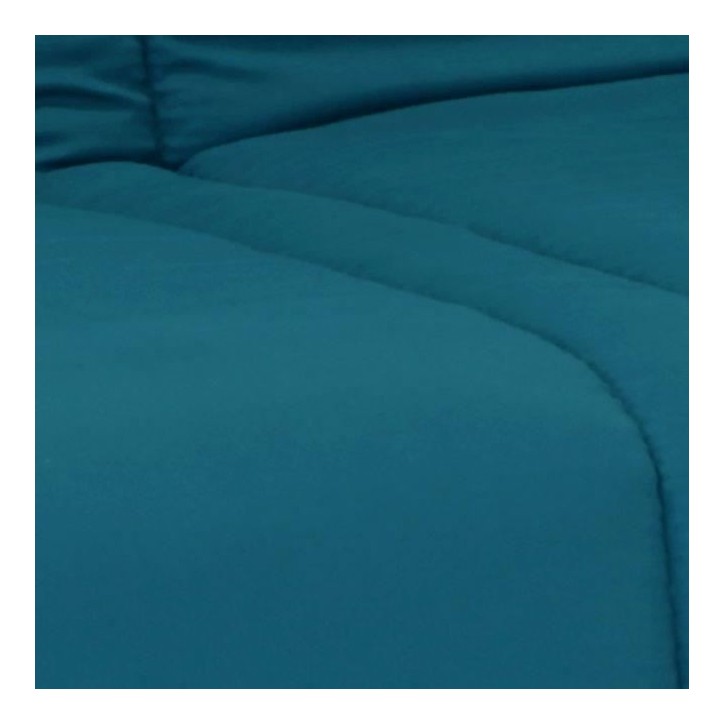 Banquette clic clac 3 places - Bleu canard - 100% coton - L 193 x P 92 cm - LENA Banquette clic clac 3 places - Bleu canard - 100% coton - L 193 x P 92 cm - LENA