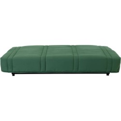Clic clac 3 places LENA 20 - Tissu coton vert foret - Couchage 125x190