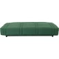 Clic clac 3 places LENA 20 - Tissu coton vert foret - Couchage 125x190 cm - L193 x P92 x H93 cm