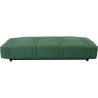 Clic clac 3 places LENA 20 - Tissu coton vert foret - Couchage 125x190