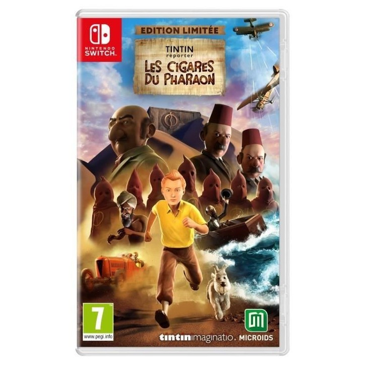 Tintin Reporter : Les Cigares Du Pharaon - Jeu nintendo Switch - Edition Limitée