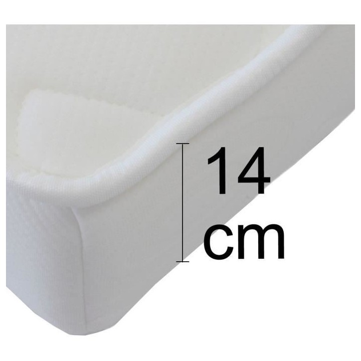 Canapé clic clac 3 places - Gris clair - Matelas 14 cm - 130 x 190 cm - MEGAN Canapé clic clac 3 places - Gris clair - Matelas 14 cm - 130 x 190 cm - MEGAN