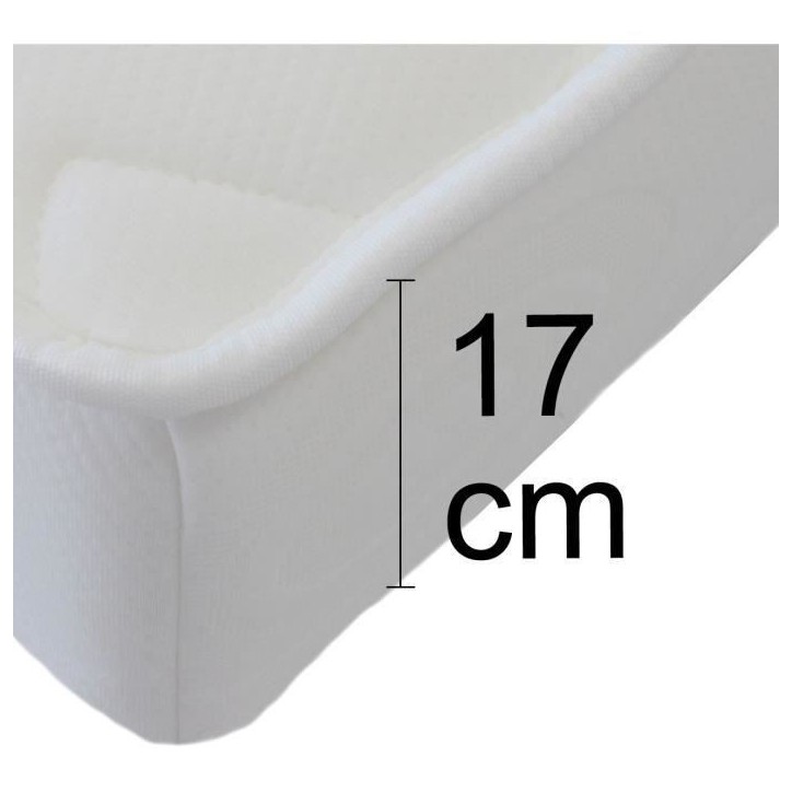 Canapé clic clac 3 places - Taupe - Matelas 17 cm - L223 x P96 x H 103 cm - MEGAN