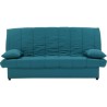 Banquette clic clac 3 places - Bleu canard - L 190 x P92 cm - MILA