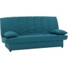 Banquette clic clac 3 places - Bleu canard - L 190 x P92 cm - MILA