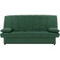 Banquette clic clac 3 places - Tissu 100% coton Vert - Style Contemporain - L 190 x P92 cm - MILA Banquette clic clac 3 places - Tissu 100% coton Vert - Style Contemporain - L 190 x P92 cm - MILA