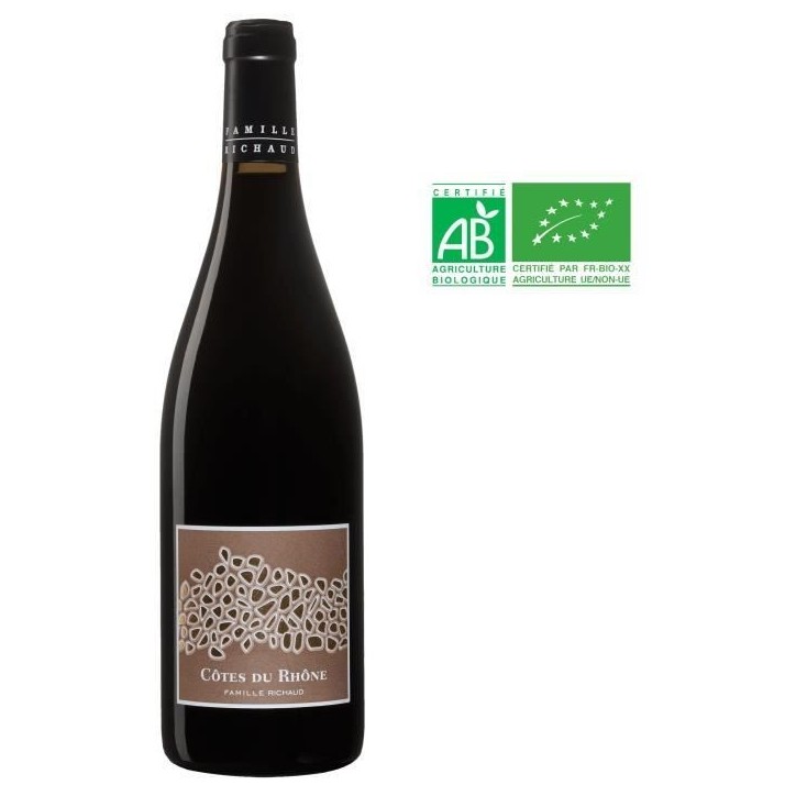 Famille Richaud 2021 Côtes du Rhône Bio - Vin rouge de Bourgogne