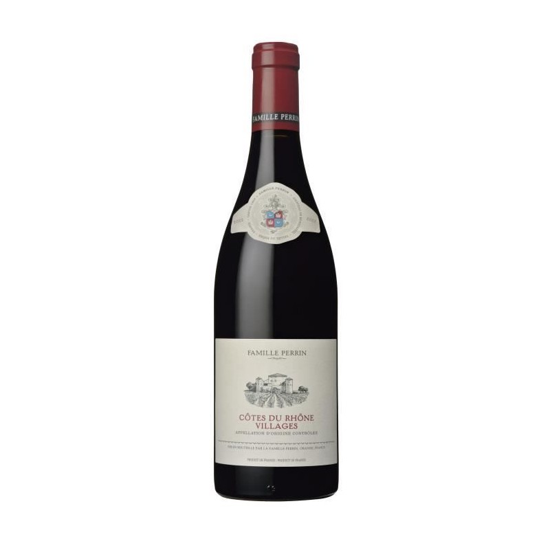 Famille Perrin 2022 Côtes du Rhône Villages - Vin rouge de la Vallé Famille Perrin 2022 Côtes du Rhône Villages - Vin rouge de la Vallé