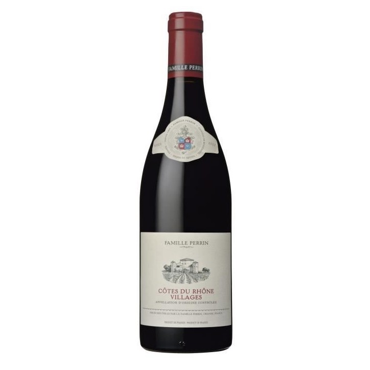 Famille Perrin 2022 Côtes du Rhône Villages - Vin rouge de la Vallée du Rhône