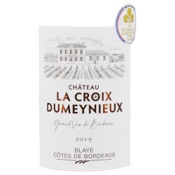 Château La Croix Dumeynieux 2019 Blaye Côtes de Bordeaux - Vin rouge