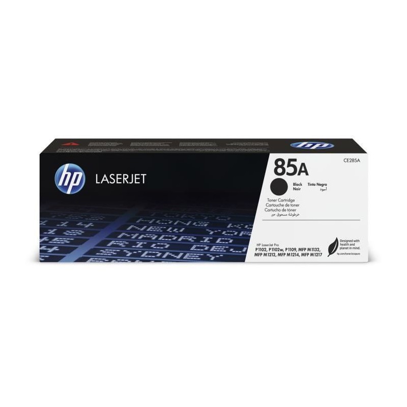 Cartouche de toner HP 85A (CE285A) noir pour imprimantes LaserJet P110 Cartouche de toner HP 85A (CE285A) noir pour imprimantes LaserJet P110