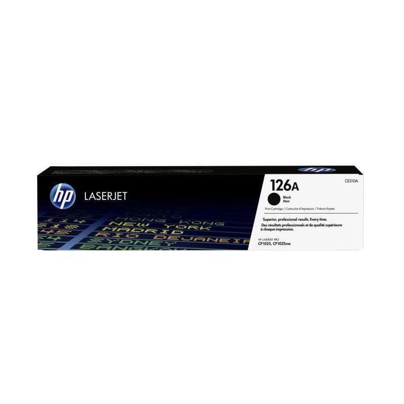 HP 126A Cartouche de Toner noir authentique (CE310A) pour HP LaserJet HP 126A Cartouche de Toner noir authentique (CE310A) pour HP LaserJet