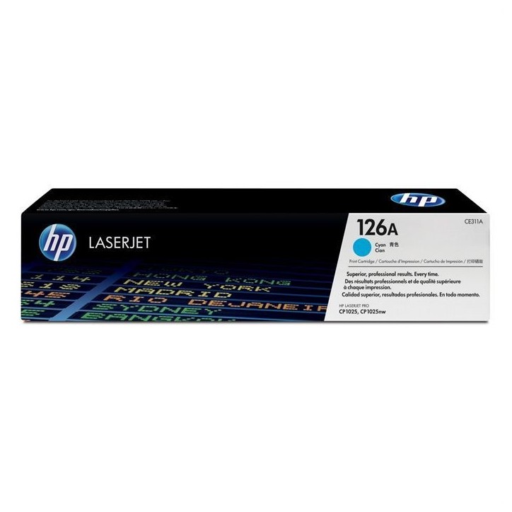 Cartouche de toner HP 126A (CE311A) cyan pour LaserJet Pro CP1025/CP1025nw