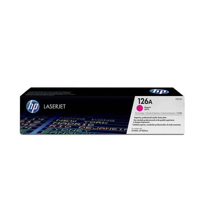 HP 126A Cartouche de Toner magenta authentique (CE313A) pour HP LaserJ HP 126A Cartouche de Toner magenta authentique (CE313A) pour HP LaserJ
