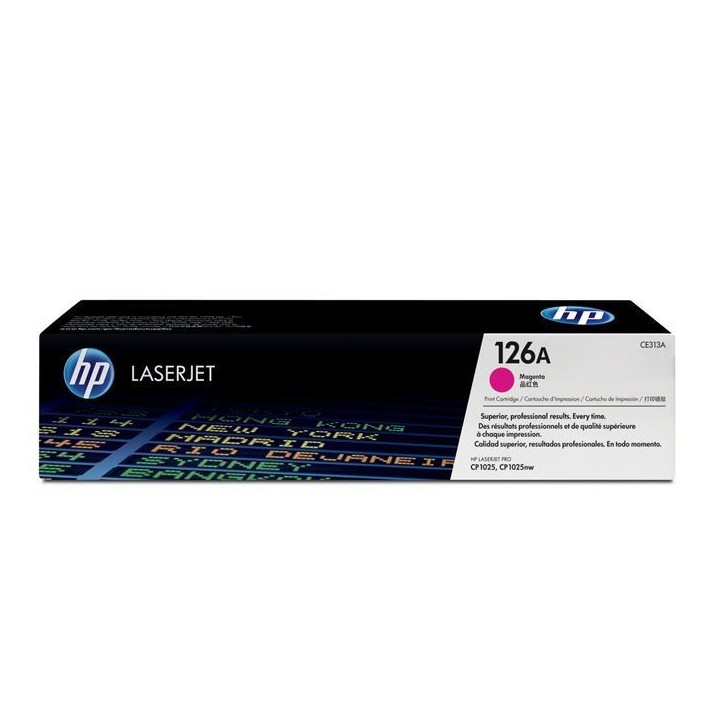 HP 126A Cartouche de Toner magenta authentique (CE313A) pour HP LaserJet CP1025/LaserJet 100 MFP M175/LaserJet 200 MFP HP 126A Cartouche de Toner magenta authentique (CE313A) pour HP LaserJet CP1025/LaserJet 100 MFP M175/LaserJet 200 MFP