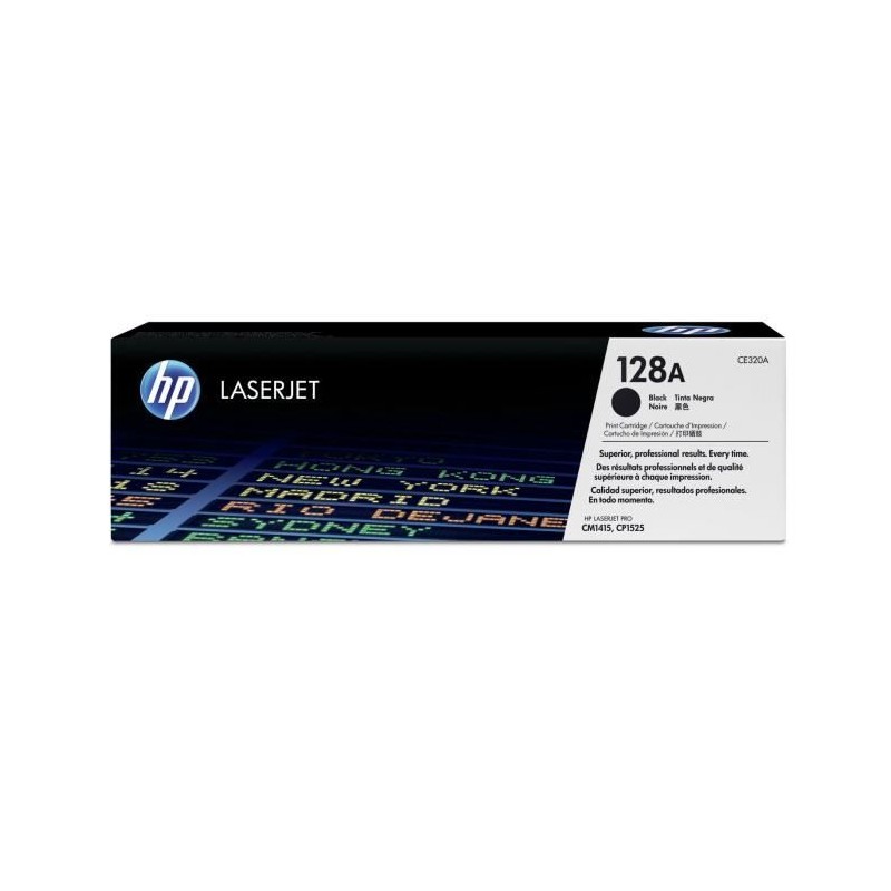 Cartouche de toner HP 128A noir authentique pour imprimantes HP Color Cartouche de toner HP 128A noir authentique pour imprimantes HP Color
