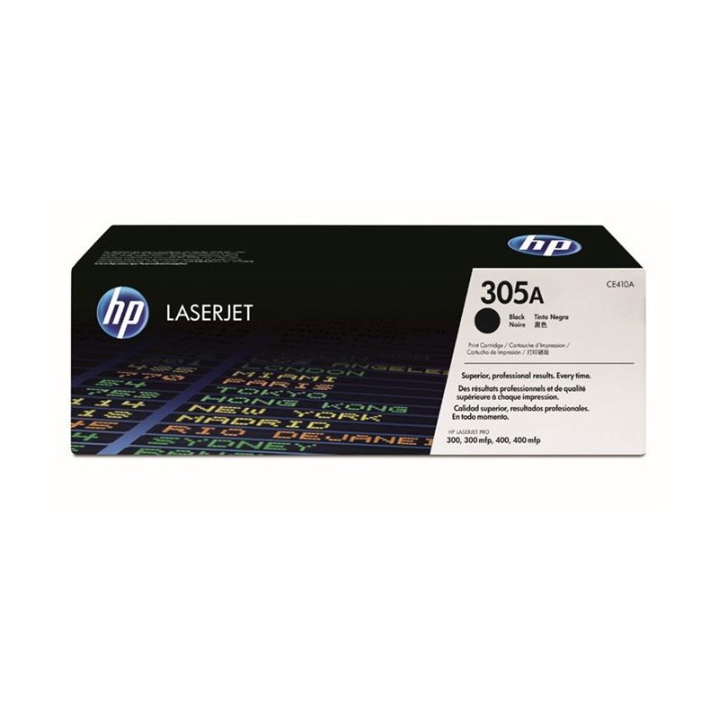 Cartouche de toner HP 305A (CE410A) noir pour imprimantes LaserJet Pro Cartouche de toner HP 305A (CE410A) noir pour imprimantes LaserJet Pro