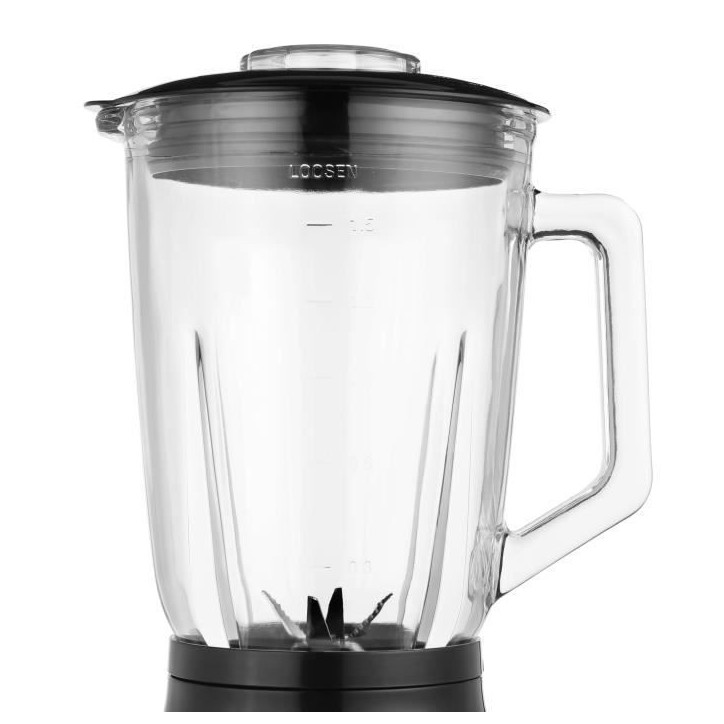 Blender CONTINENTAL EDISON CEBL1000IN Inox 1000W - Bol en verre 1.5L