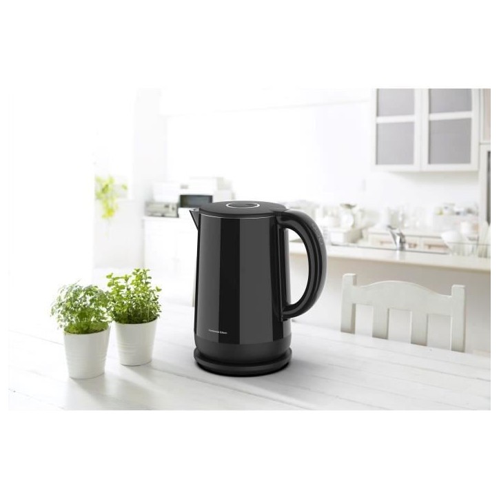 Bouilloire digitale CONTINENTAL EDISON BL15LB - Noir - 1,5 L - 2200 W