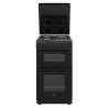 Cuisiniere gaz CONTINENTAL EDISON CECDF5060B3 - 4 feux - noir - L50 xP