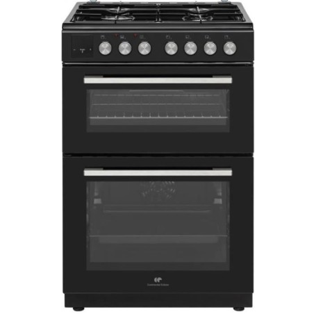 Cuisiniere gaz - CONTINENTAL EDISON - CECDF6060IBD - Double fours - 4
