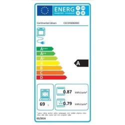 Cuisiniere gaz - CONTINENTAL EDISON - CECDF6060IBD - Double fours - 4