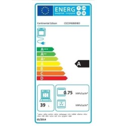Cuisiniere gaz - CONTINENTAL EDISON - CECDF6060IBD - Double fours - 4