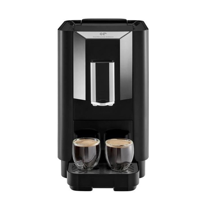 Machine Expresso broyeur - CONTINENTAL EDISON - CECFAUTOB - 19 Bar - 1450 W - Noir