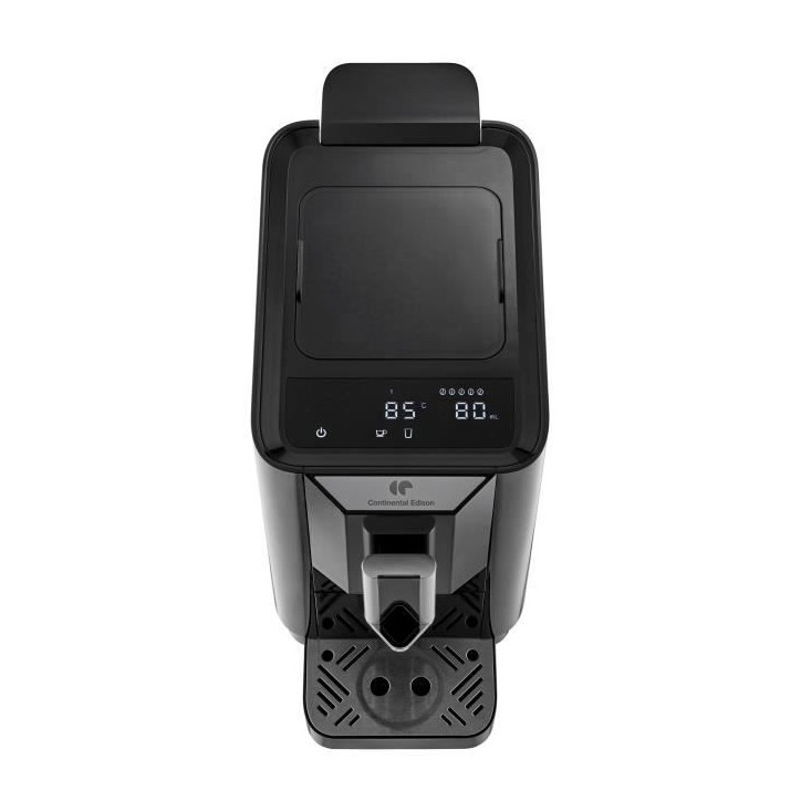 Machine Expresso broyeur - CONTINENTAL EDISON - CECFAUTOB - 19 Bar - 1450 W - Noir