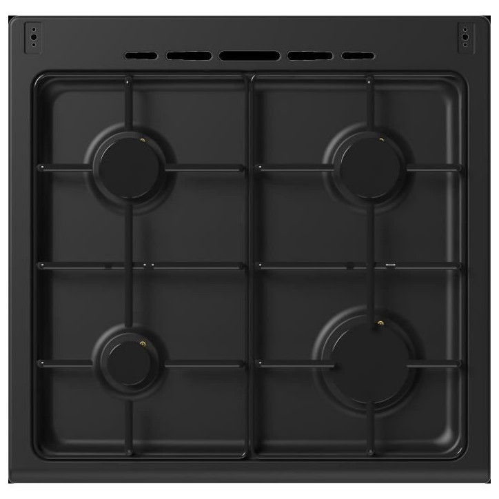 Cuisiniere gaz CONTINENTAL EDISON CECG60FCB1 - 4 feux - L59,8 x P61 xH83cm- Noir