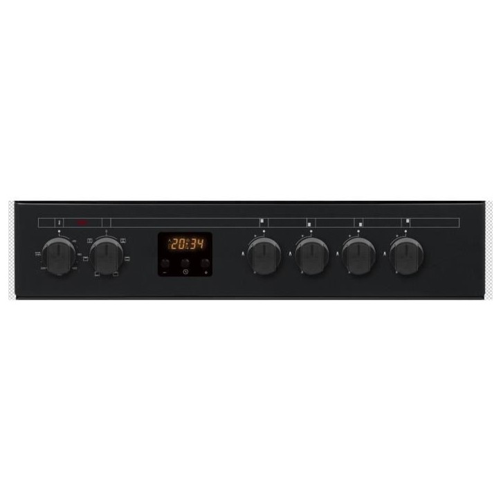 Cuisiniere gaz CONTINENTAL EDISON CECG60FCB1 - 4 feux - L59,8 x P61 xH83cm- Noir
