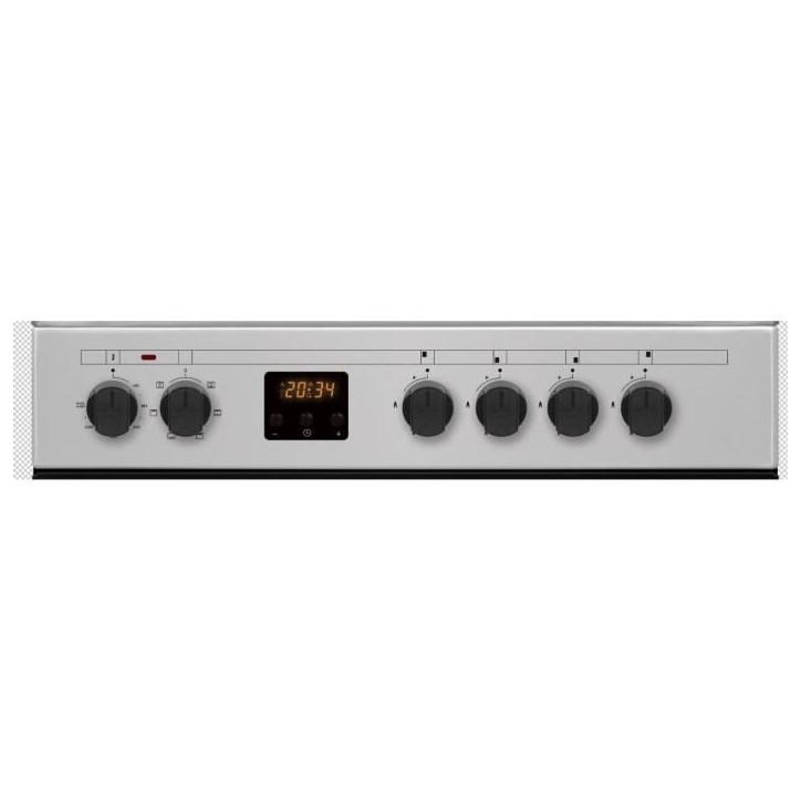 Cuisiniere gaz CONTINENTAL EDISON CECG60FCS1 - 4 feux - L59,8 x P61 xH83cm- Silver Cuisiniere gaz CONTINENTAL EDISON CECG60FCS1 - 4 feux - L59,8 x P61 xH83cm- Silver