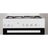 Cuisiniere mixte CONTINENTAL EDISON CECM60FCW - 3 feux gaz + 1 électr