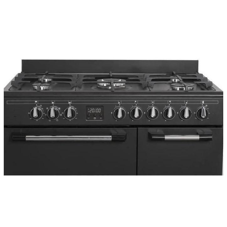 Cuisiniere piano gaz 3 fours électriques CONTINENTAL EDISON CECP903FB - 5 feux - Noir - Largeur 90 cm Cuisiniere piano gaz 3 fours électriques CONTINENTAL EDISON CECP903FB - 5 feux - Noir - Largeur 90 cm