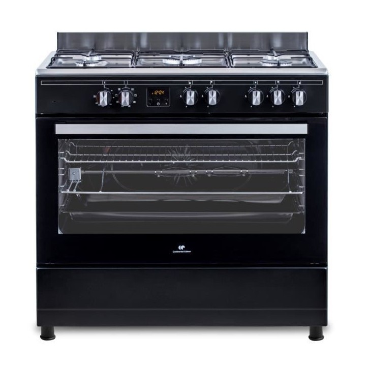 Cuisiniere piano four multifonctions catalyse - CONTINENTAL EDISON - CECP9060BDD- 95 L - Affichage digital - L90 x H 85 cm - Noi Cuisiniere piano four multifonctions catalyse - CONTINENTAL EDISON - CECP9060BDD- 95 L - Affichage digital - L90 x H 85 cm - Noi