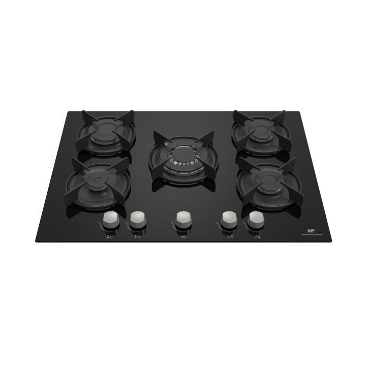 Table 5 foyers CONTINENTAL EDISON - Gaz verre noir