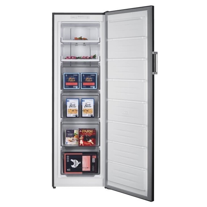 Congélateur armoire - CONTINENTAL EDISON - CECUF204NFSD - 204 L - Total No Frost - Classe D - Silver Congélateur armoire - CONTINENTAL EDISON - CECUF204NFSD - 204 L - Total No Frost - Classe D - Silver