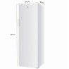 Congélateur armoire - CONTINENTAL EDISON - CECUF204NFWD - 204 L - Tot