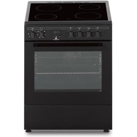Cuisiniere vitrocéramique CONTINENTAL EDISON CECV60FCB - 4 feux - L58