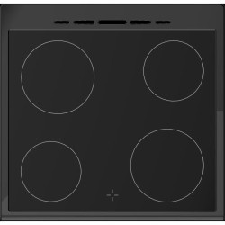 Cuisiniere vitrocéramique CONTINENTAL EDISON CECV60FCB - 4 feux - L58