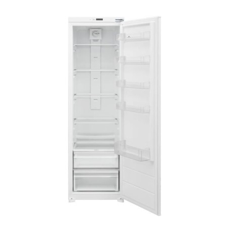 Réfrigérateur encastrable tout utile CONTINENTAL EDISON 294L - Froid brassé - Classe D - L54 cm x H177 cm x P54,5 cm - Blanc